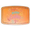 Faux Leather Engravable Patch - Curved Rectangle Thumbnail