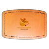 Faux Leather Engravable Patch - Curved Rectangle Thumbnail