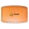 Faux Leather Engravable Patch - Curved Rectangle Thumbnail