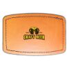Faux Leather Engravable Patch - Curved Rectangle Thumbnail