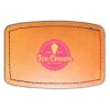 Faux Leather Engravable Patch - Curved Rectangle Thumbnail