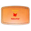 Faux Leather Engravable Patch - Curved Rectangle Thumbnail
