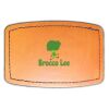 Faux Leather Engravable Patch - Curved Rectangle Thumbnail