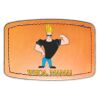 Faux Leather Engravable Patch - Curved Rectangle Thumbnail