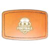 Faux Leather Engravable Patch - Curved Rectangle Thumbnail