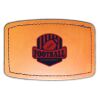 Faux Leather Engravable Patch - Curved Rectangle Thumbnail