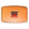 Faux Leather Engravable Patch - Curved Rectangle Thumbnail