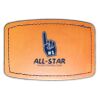 Faux Leather Engravable Patch - Curved Rectangle Thumbnail