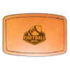 Faux Leather Engravable Patch - Curved Rectangle Thumbnail