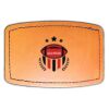 Faux Leather Engravable Patch - Curved Rectangle Thumbnail