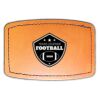 Faux Leather Engravable Patch - Curved Rectangle Thumbnail