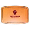 Faux Leather Engravable Patch - Curved Rectangle Thumbnail