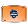 Faux Leather Engravable Patch - Curved Rectangle Thumbnail
