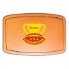 Faux Leather Engravable Patch - Curved Rectangle Thumbnail