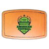 Faux Leather Engravable Patch - Curved Rectangle Thumbnail