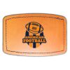 Faux Leather Engravable Patch - Curved Rectangle Thumbnail