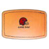 Faux Leather Engravable Patch - Curved Rectangle Thumbnail