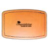 Faux Leather Engravable Patch - Curved Rectangle Thumbnail