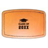 Faux Leather Engravable Patch - Curved Rectangle Thumbnail