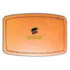 Faux Leather Engravable Patch - Curved Rectangle Thumbnail
