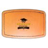 Faux Leather Engravable Patch - Curved Rectangle Thumbnail