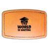 Faux Leather Engravable Patch - Curved Rectangle Thumbnail