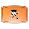 Faux Leather Engravable Patch - Curved Rectangle Thumbnail