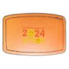 Faux Leather Engravable Patch - Curved Rectangle Thumbnail