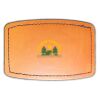 Faux Leather Engravable Patch - Curved Rectangle Thumbnail