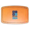 Faux Leather Engravable Patch - Curved Rectangle Thumbnail