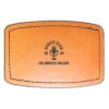 Faux Leather Engravable Patch - Curved Rectangle Thumbnail