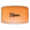 Faux Leather Engravable Patch - Curved Rectangle Thumbnail