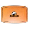 Faux Leather Engravable Patch - Curved Rectangle Thumbnail