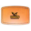 Faux Leather Engravable Patch - Curved Rectangle Thumbnail