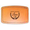 Faux Leather Engravable Patch - Curved Rectangle Thumbnail