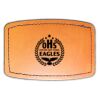 Faux Leather Engravable Patch - Curved Rectangle Thumbnail