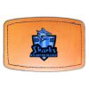 Faux Leather Engravable Patch - Curved Rectangle Thumbnail