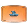 Faux Leather Engravable Patch - Curved Rectangle Thumbnail