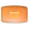 Faux Leather Engravable Patch - Curved Rectangle Thumbnail