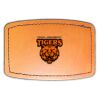 Faux Leather Engravable Patch - Curved Rectangle Thumbnail
