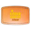 Faux Leather Engravable Patch - Curved Rectangle Thumbnail