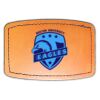 Faux Leather Engravable Patch - Curved Rectangle Thumbnail