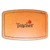Faux Leather Engravable Patch - Curved Rectangle Thumbnail