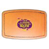 Faux Leather Engravable Patch - Curved Rectangle Thumbnail