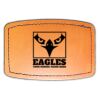Faux Leather Engravable Patch - Curved Rectangle Thumbnail