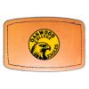 Faux Leather Engravable Patch - Curved Rectangle Thumbnail