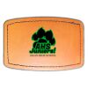 Faux Leather Engravable Patch - Curved Rectangle Thumbnail