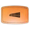 Faux Leather Engravable Patch - Curved Rectangle Thumbnail
