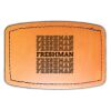 Faux Leather Engravable Patch - Curved Rectangle Thumbnail