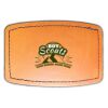 Faux Leather Engravable Patch - Curved Rectangle Thumbnail